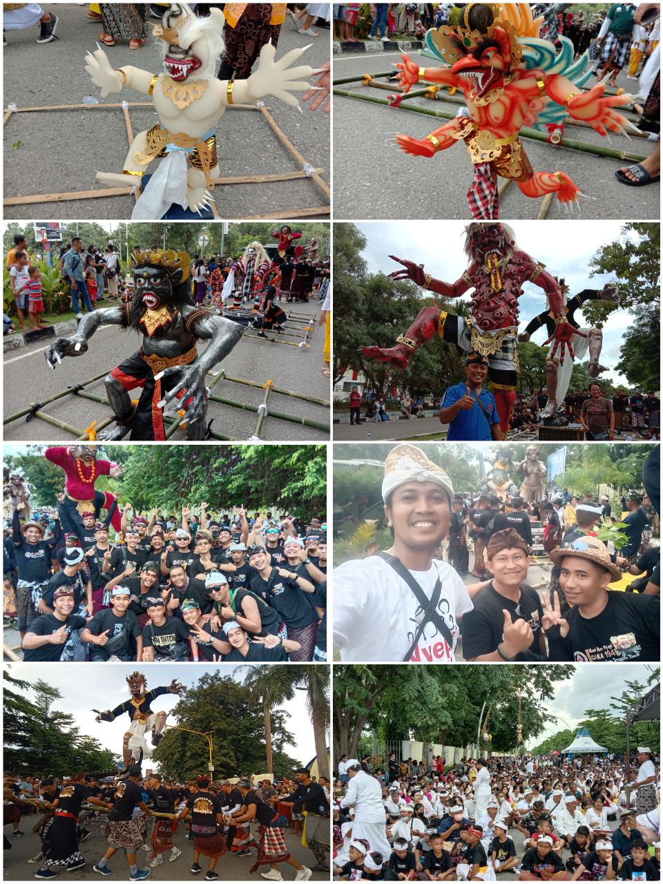 pawai ogoh ogoh hindukupang ntt1