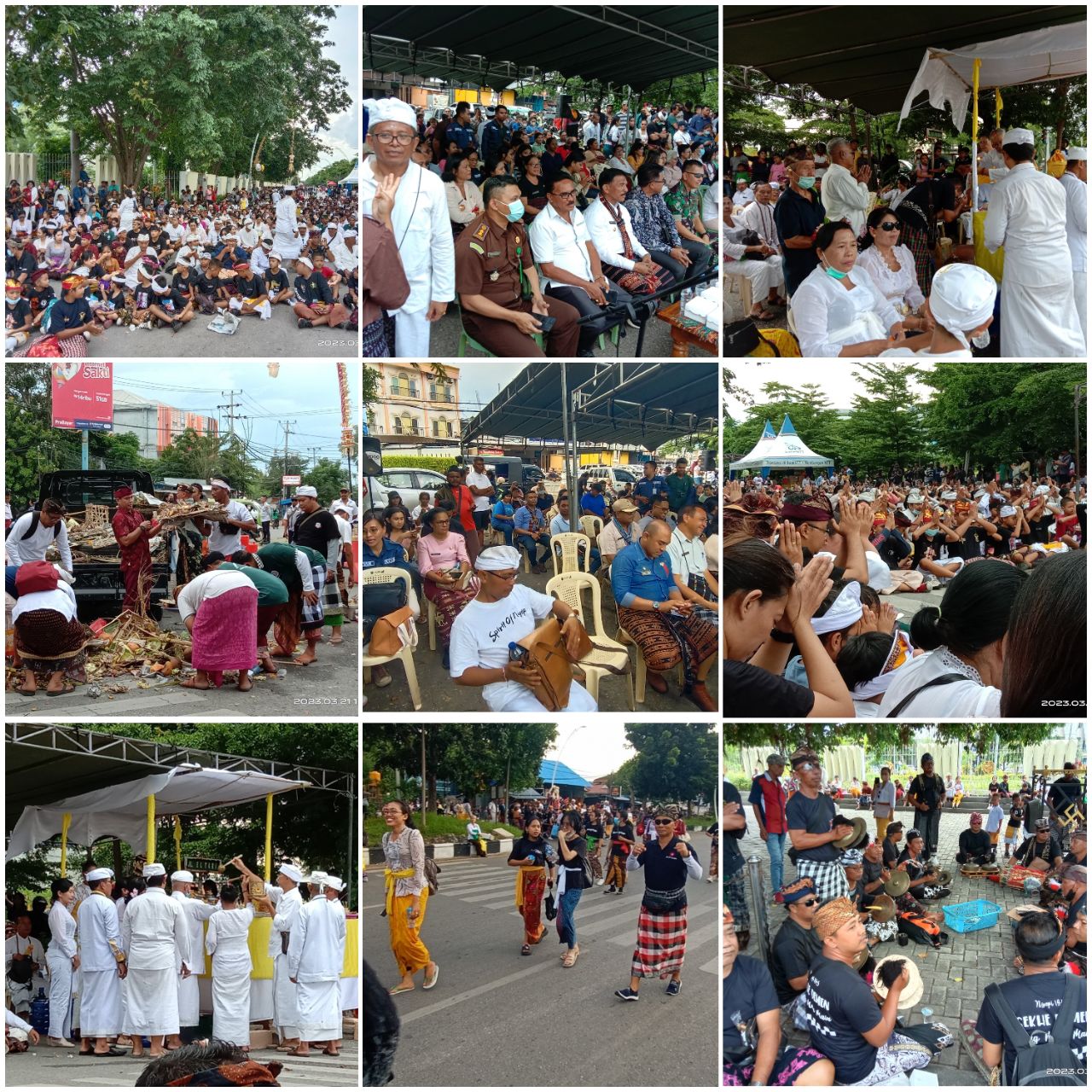 pawai ogoh ogoh hindukupang ntt14