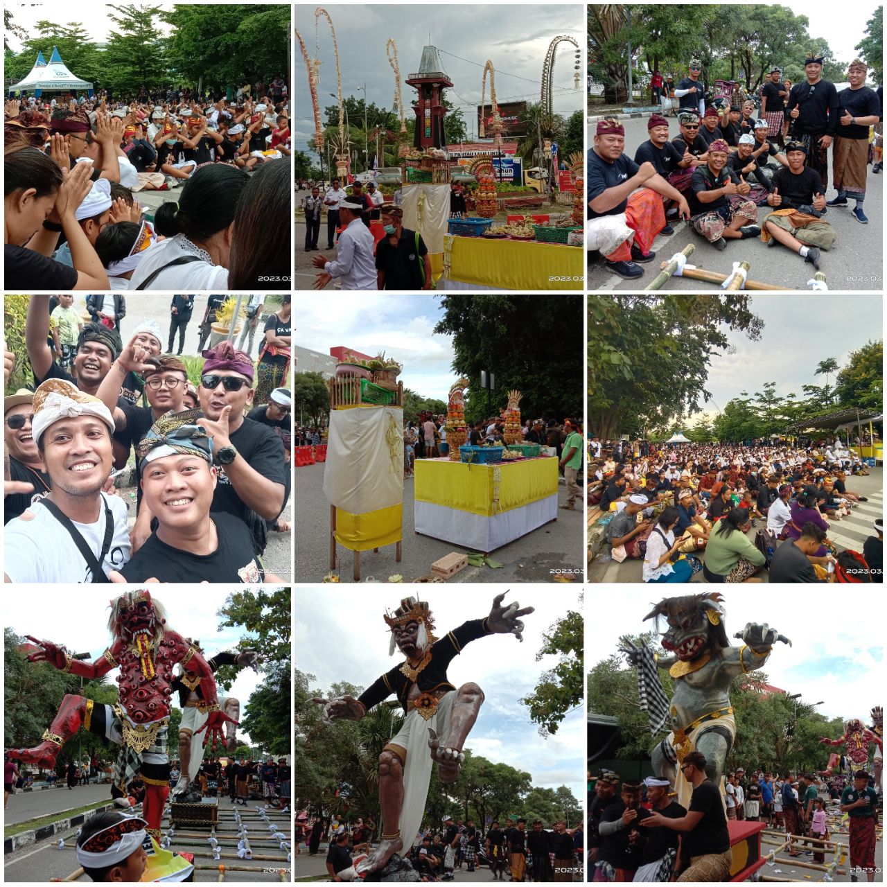 pawai ogoh ogoh hindukupang ntt2