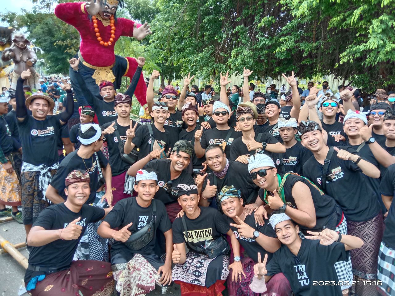 pawai ogoh ogoh hindukupang ntt9