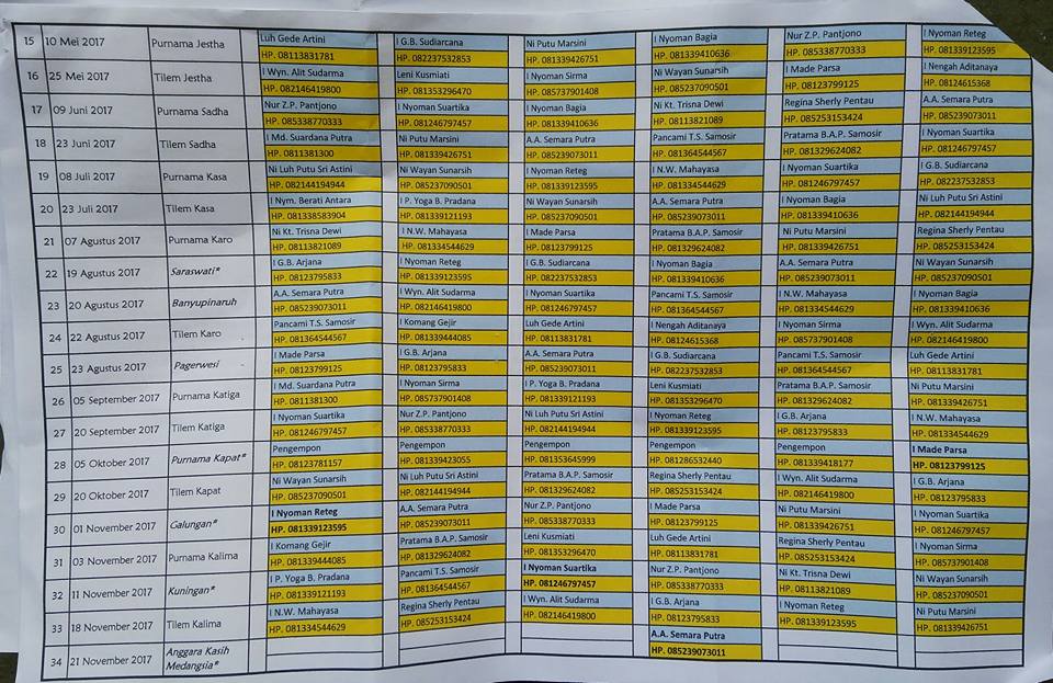 jadwal dharma wacana 2017c