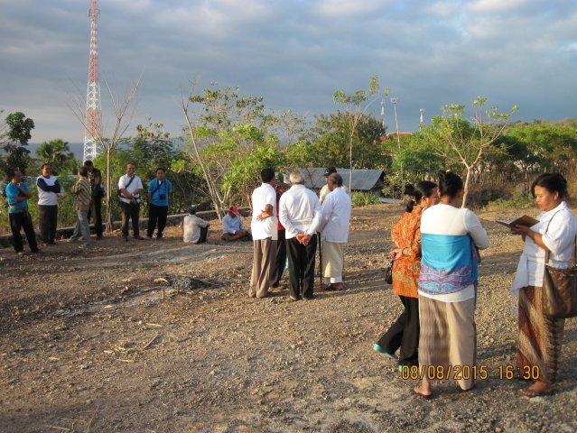 Persiapan Mecaru Pura Prajapati