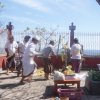 Mecaru dan Matur Piuning di Pura Prajapati